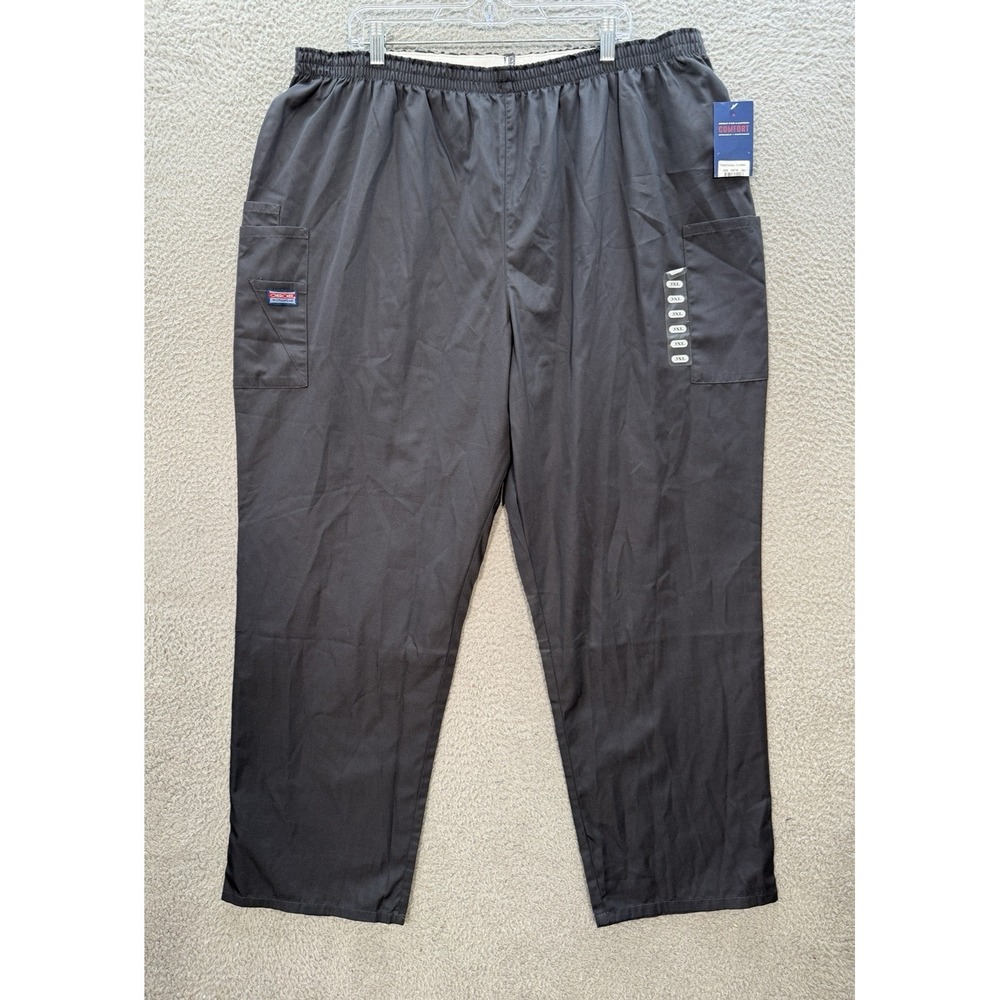 Cherokee Scrub Pants Womens 3XL XXXL Gray Traditional Classic Medical Dental Vet
